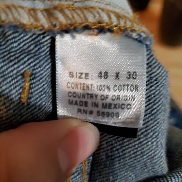 Cremeiux Jeans Mens 48x30 Blue Relaxed Fit Premium Denim Straight - Picture 3 of 12